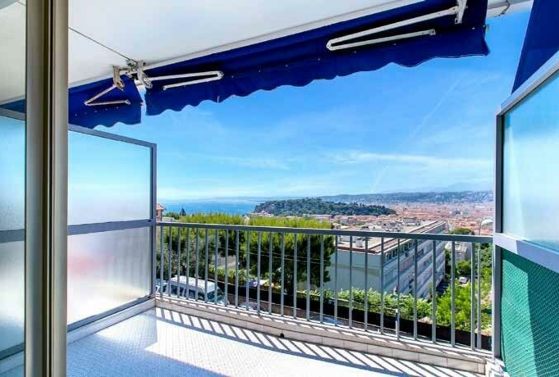 Nice Mont Boron – 3-Zimmer-Wohnung mit Panoramablick auf das Meer