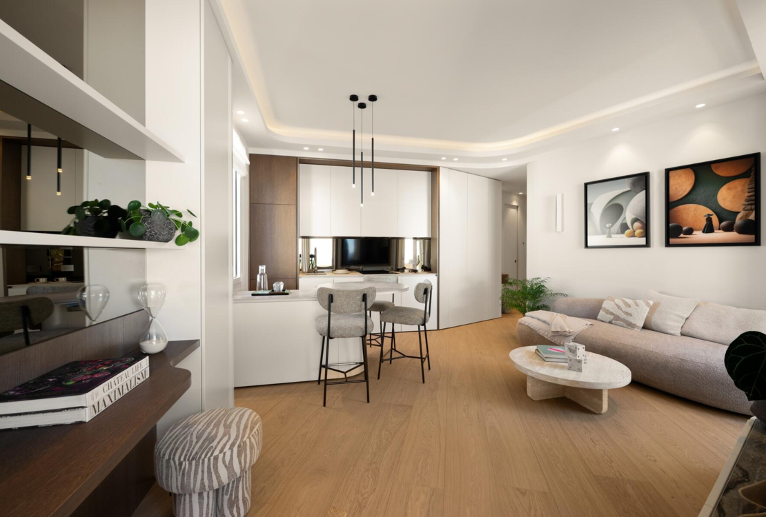 Elegant Renovated 1-Bedroom Apartment with Terrace | La Radieuse