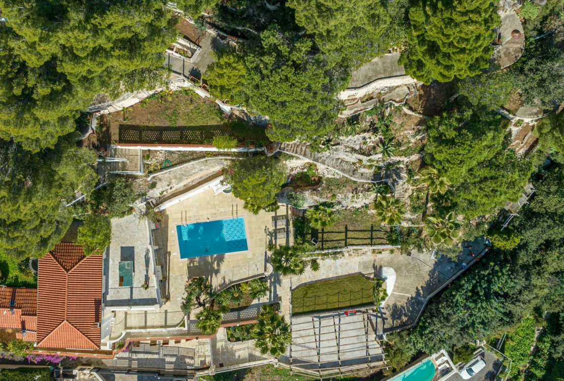 Villa con vista sul mare a Eze
