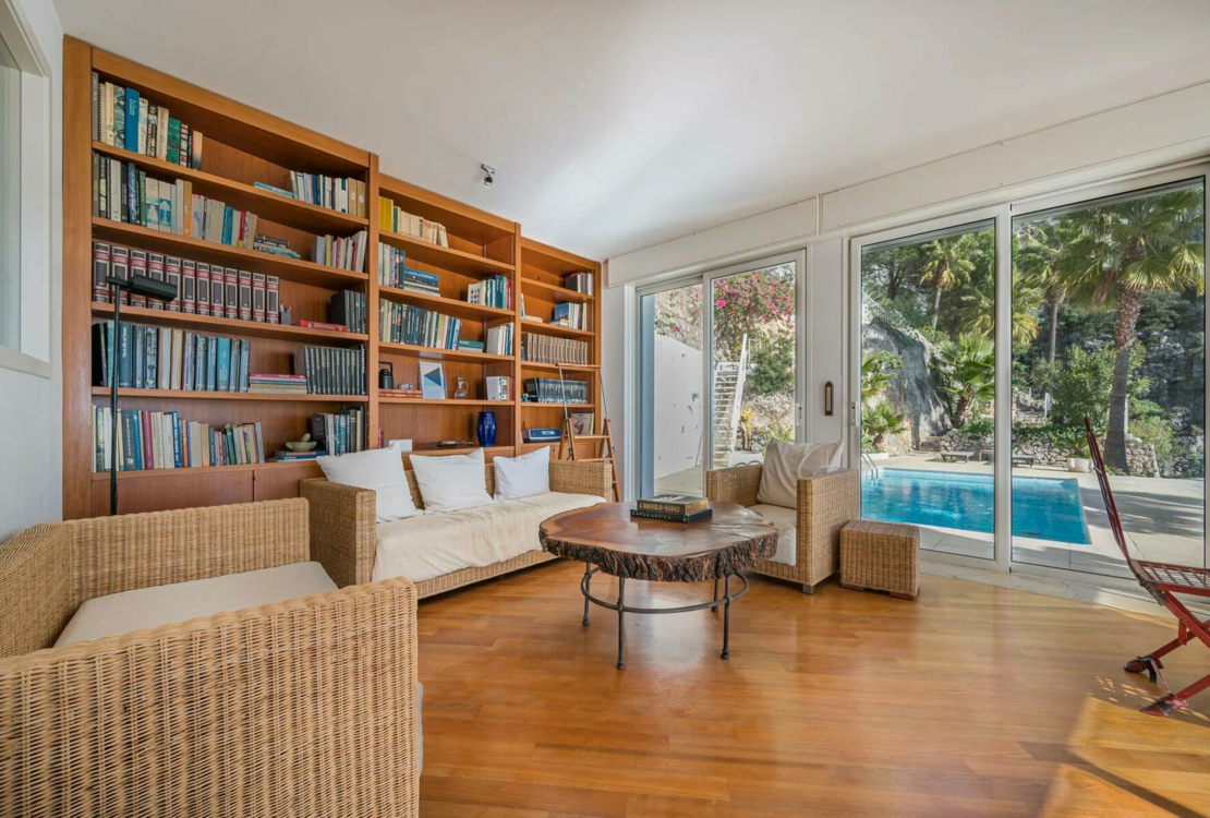 Villa con vista sul mare a Eze