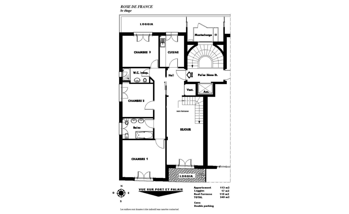 MONTE CARLO| ROSE DE FRANCE | DUPLEX