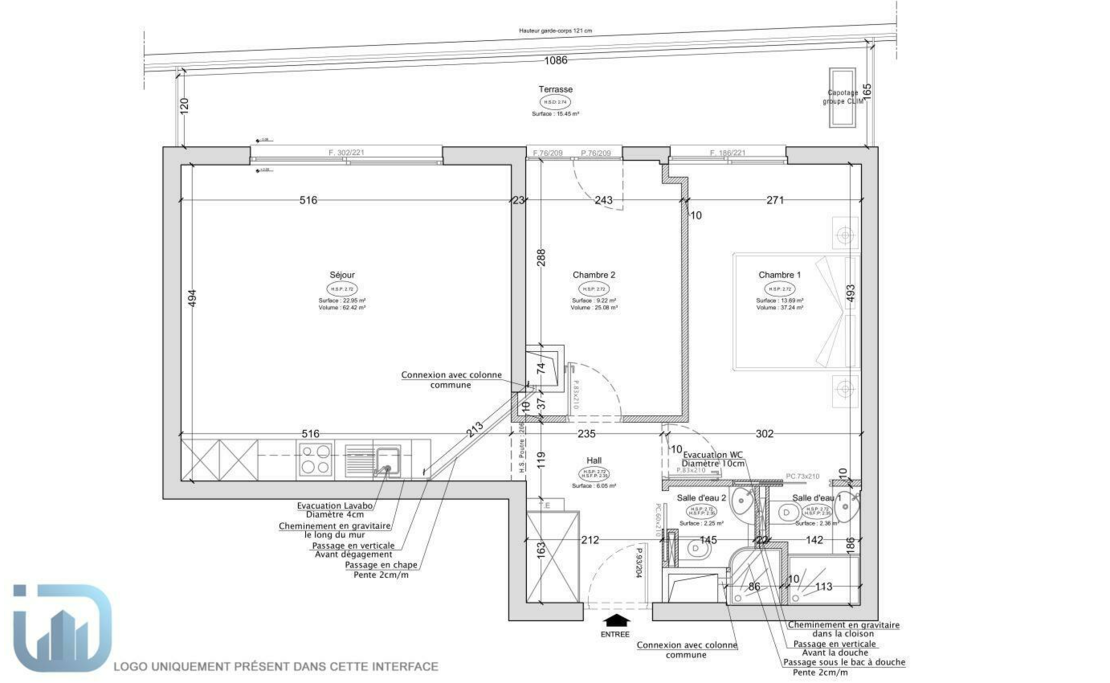 Les Ligures – renovierte 3 Zimmerwohnung mit Terrasse & Bergblick