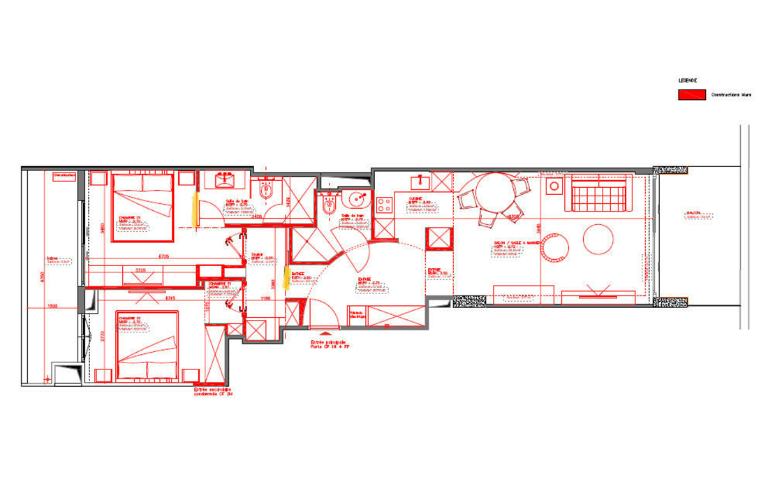 CARRÉ D'OR | SUN TOWER | 3 ROOMS