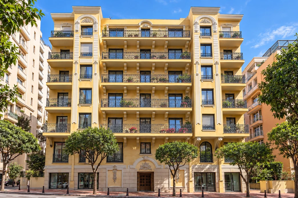 Фасад Monator, 25 rue Grimaldi, Монако